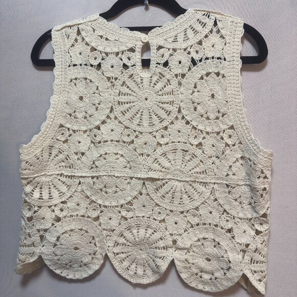 **Handmade 100% Cotton Crochet Top – Fits S/M** - Picture 7 of 8